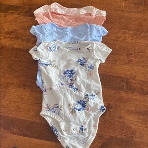 Carter's Blue and Pink Bodysuits for Babies